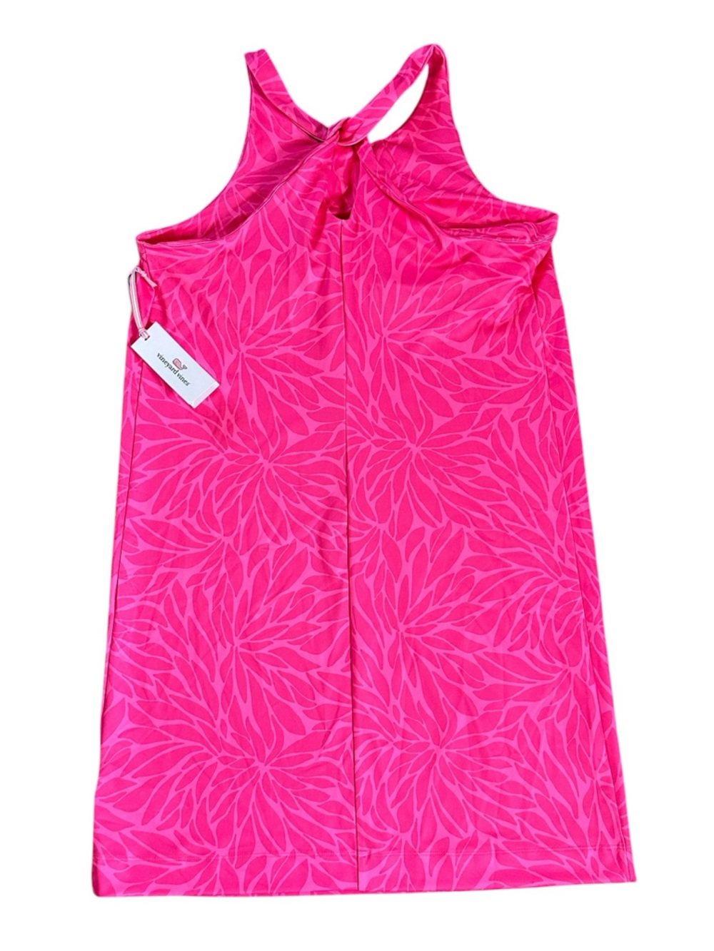 VINEYARD VINES Knockout Pink In Full Bloom Sankaty Swing Dress Sz Small - NWT! - Picture 4 of 10